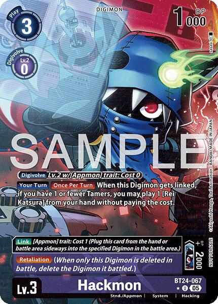 Hackmon [BT24-067] (Box Topper) [Time Stranger] | Clutch Gaming