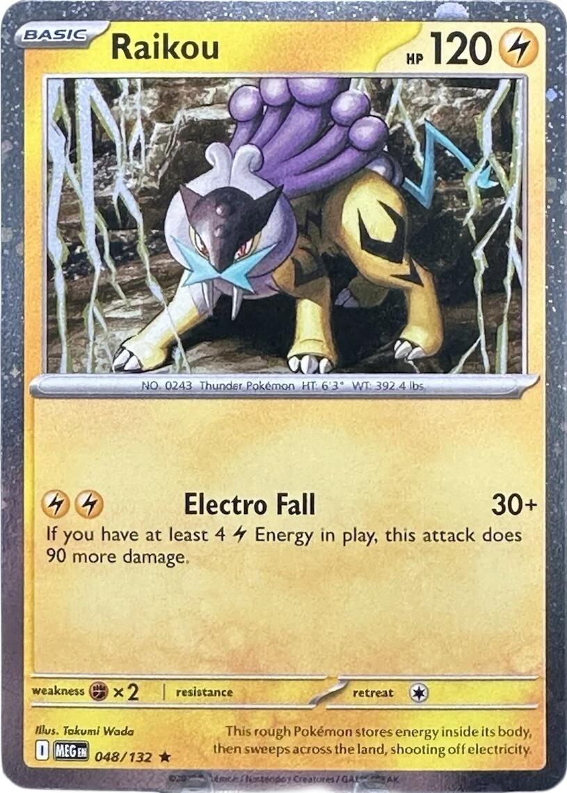Raikou (048/132) (Cosmo Holo) [Mega Evolution: Base Set] | Clutch Gaming