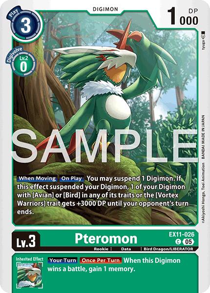 Pteromon [EX11-026] [Dawn of Liberator] | Clutch Gaming
