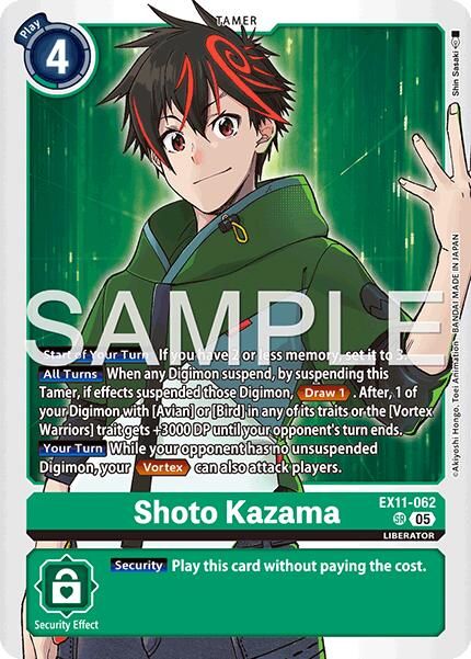 Shoto Kazama [EX11-062] [Dawn of Liberator] | Clutch Gaming