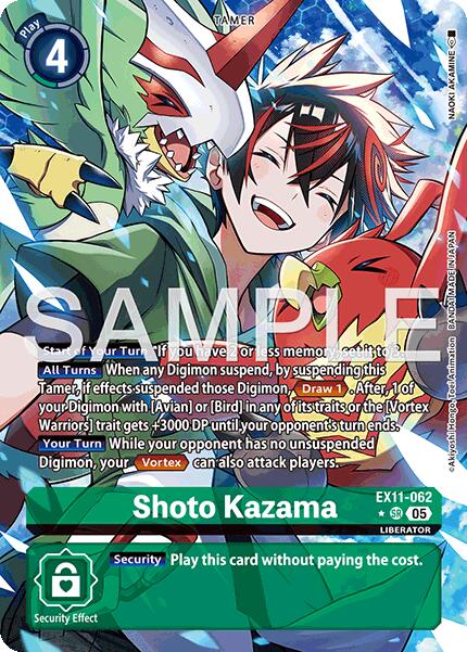 Shoto Kazama [EX11-062] (Alternate Art) [Dawn of Liberator] | Clutch Gaming