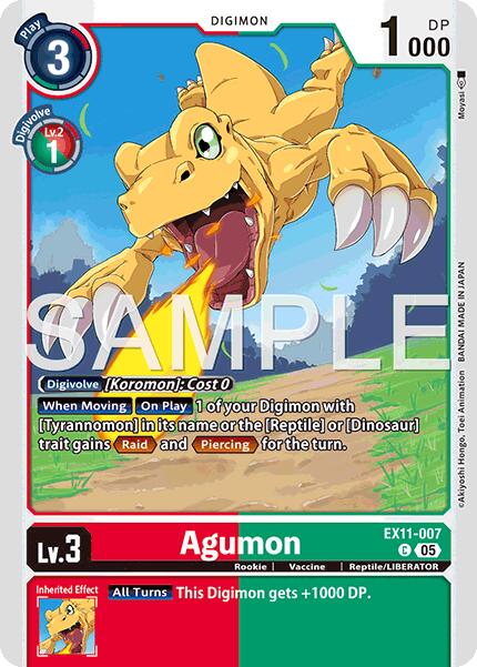 Agumon [EX11-007] [Dawn of Liberator] | Clutch Gaming