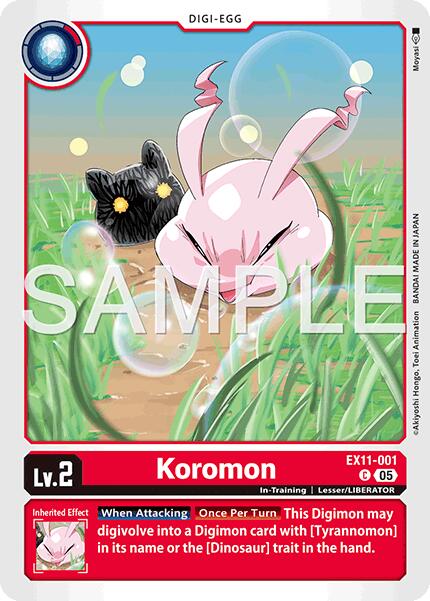 Koromon [EX11-001] [Dawn of Liberator] | Clutch Gaming