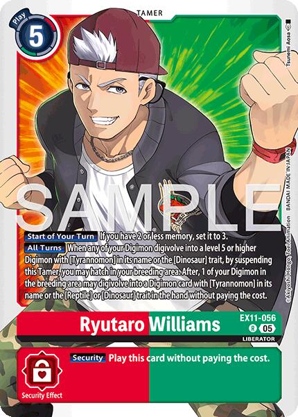 Ryutaro Williams [EX11-056] [Dawn of Liberator] | Clutch Gaming