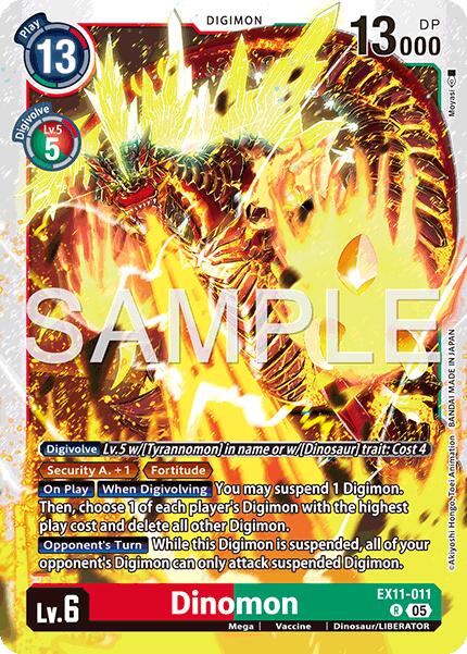 Dinomon [EX11-011] [Dawn of Liberator] | Clutch Gaming