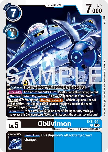 Oblivimon [EX11-041] [Dawn of Liberator] | Clutch Gaming