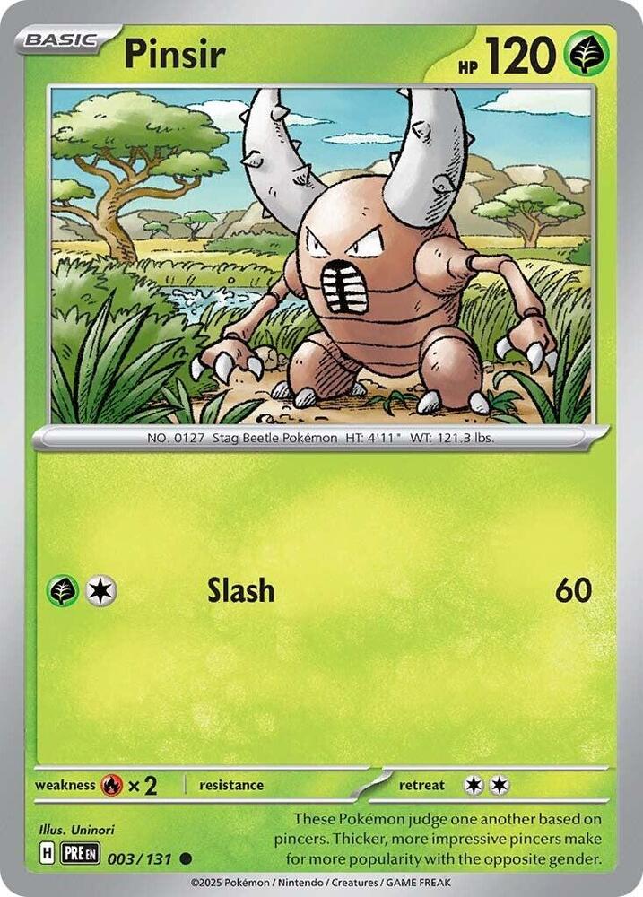 Pinsir (003/131) [Scarlet & Violet: Prismatic Evolutions] | Clutch Gaming