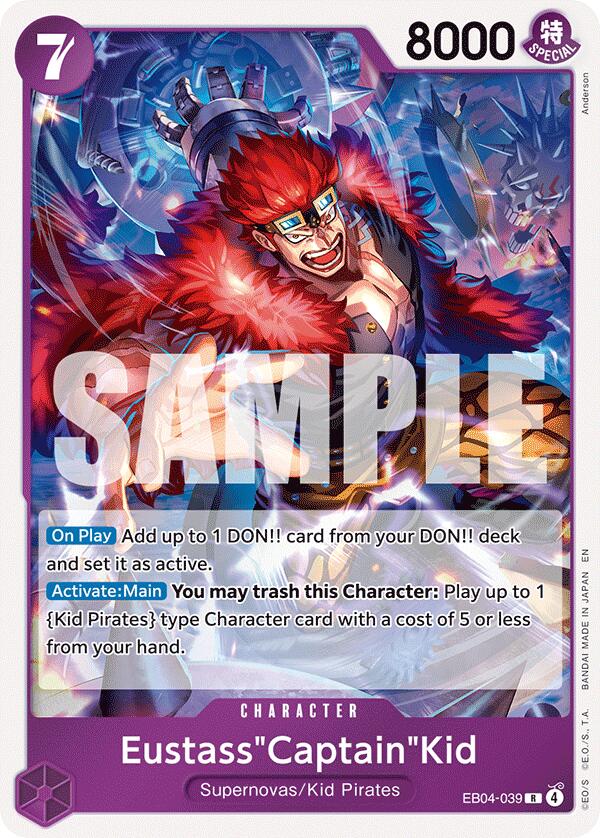 Eustass"Captain"Kid (EB04-039) [The Azure Sea's Seven] | Clutch Gaming