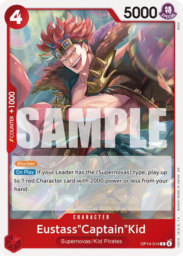 Eustass"Captain"Kid (OP14-014) [The Azure Sea's Seven] | Clutch Gaming