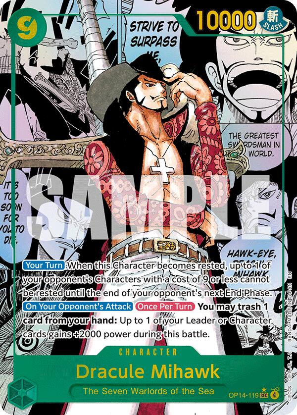 Dracule Mihawk (Manga) [The Azure Sea's Seven] | Clutch Gaming