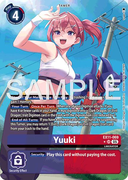 Yuuki [EX11-069] (Alternate Art) [Dawn of Liberator] | Clutch Gaming
