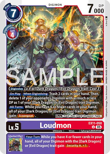 Loudmon [EX11-050] [Dawn of Liberator] | Clutch Gaming