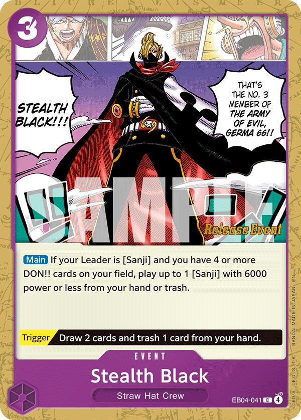 Stealth Black [The Azure Sea's Seven Release Event Cards] | Clutch Gaming