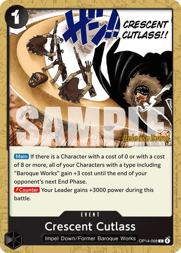 Crescent Cutlass [The Azure Sea's Seven Release Event Cards] | Clutch Gaming