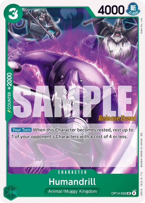 Humandrill [The Azure Sea's Seven Release Event Cards] | Clutch Gaming