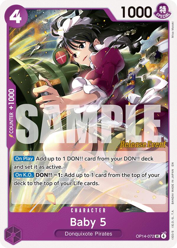 Baby 5 [The Azure Sea's Seven Release Event Cards] | Clutch Gaming