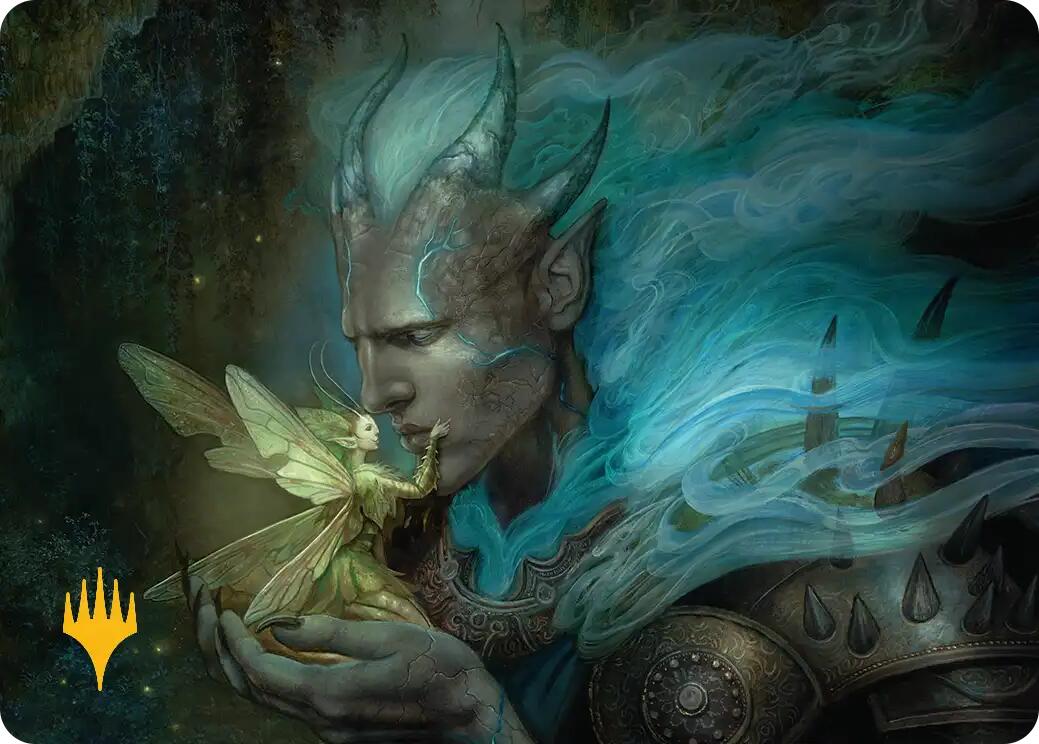 Run Away Together Art Card (Gold-Stamped Planeswalker Symbol) [Lorwyn Eclipsed Art Series] | Clutch Gaming