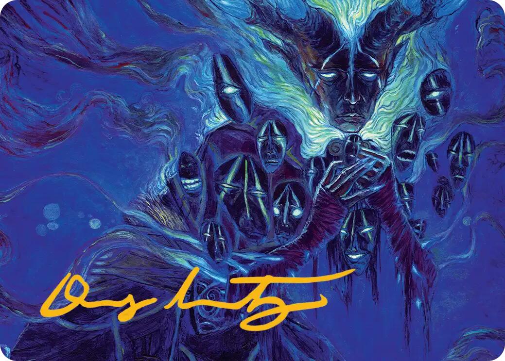 Thirst for Identity Art Card (Gold-Stamped Signature) [Lorwyn Eclipsed Art Series] | Clutch Gaming