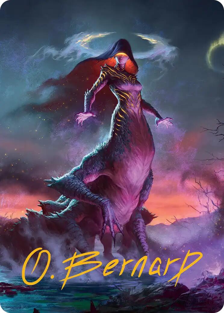 Moonshadow Art Card (Gold-Stamped Signature) [Lorwyn Eclipsed Art Series] | Clutch Gaming