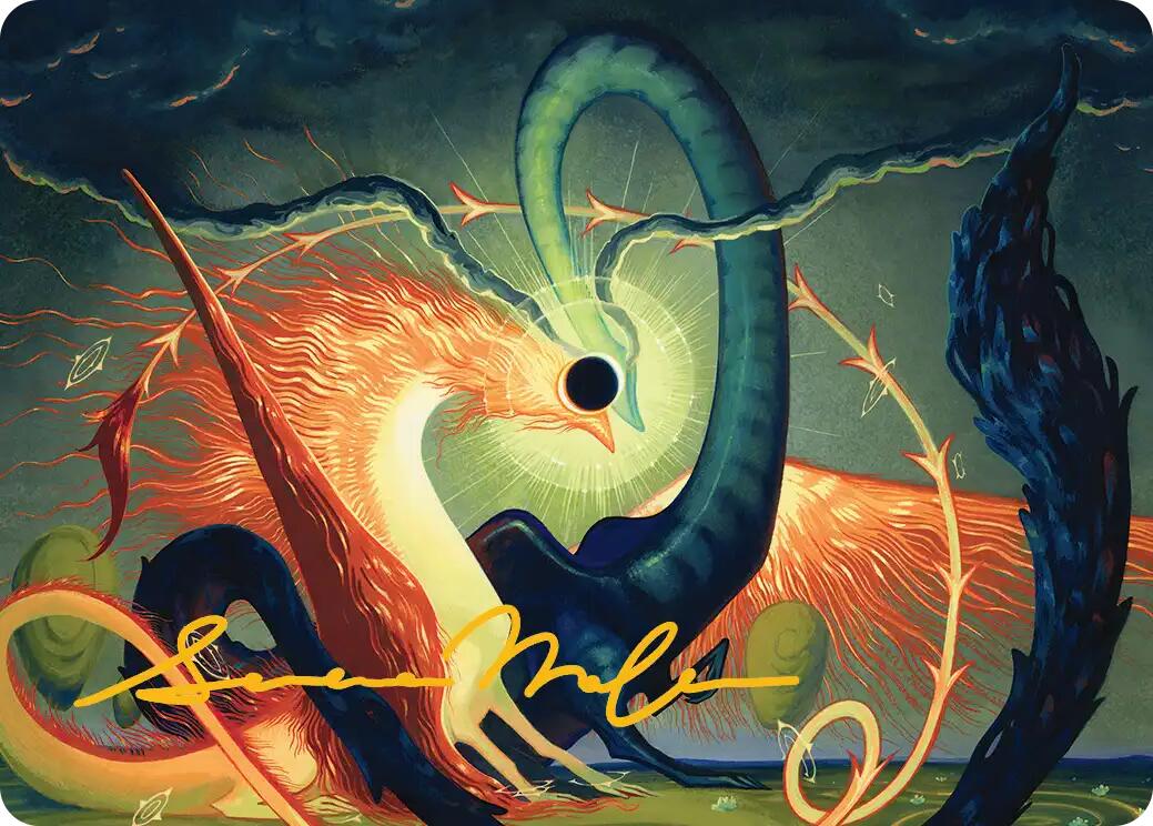Celestial Reunion Art Card (42/54) (Gold-Stamped Signature) [Lorwyn Eclipsed Art Series] | Clutch Gaming