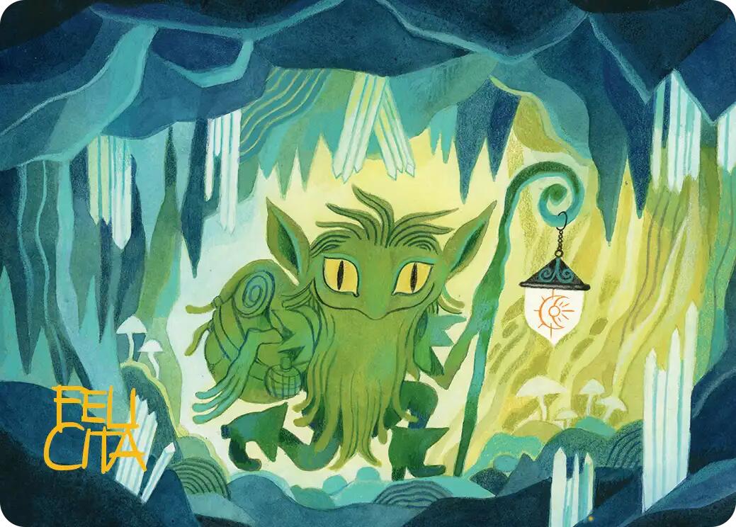 Mutable Explorer Art Card (43/54) (Gold-Stamped Signature) [Lorwyn Eclipsed Art Series] | Clutch Gaming