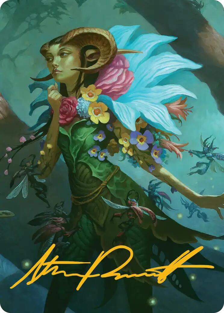 Maralen, Fae Ascendant Art Card (Gold-Stamped Signature) [Lorwyn Eclipsed Art Series] | Clutch Gaming