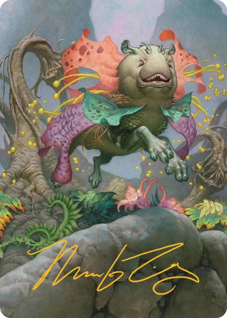 Vibrance Art Card (Gold-Stamped Signature) [Lorwyn Eclipsed Art Series] | Clutch Gaming