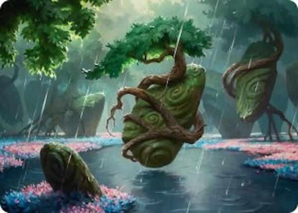 Rain-Slicked Copse Art Card [Lorwyn Eclipsed Art Series] | Clutch Gaming
