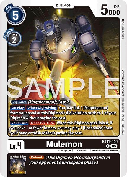 Mulemon [EX11-040] [Dawn of Liberator] | Clutch Gaming