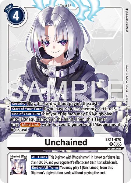 Unchained [EX11-070] [Dawn of Liberator] | Clutch Gaming
