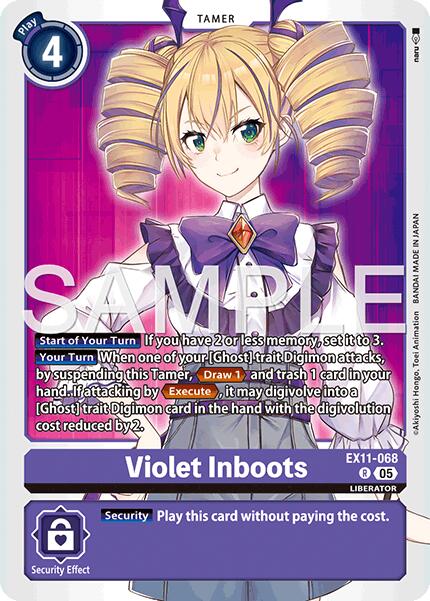 Violet Inboots [EX11-068] [Dawn of Liberator] | Clutch Gaming