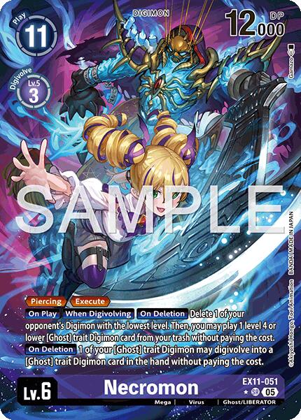 Necromon [EX11-051] (Alternate Art) [Dawn of Liberator] | Clutch Gaming