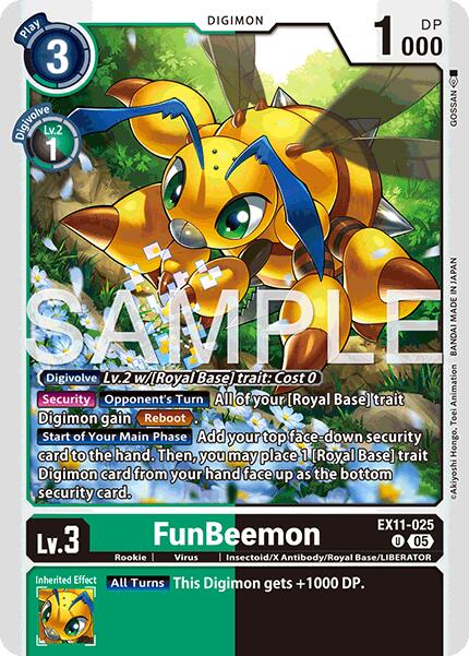 FunBeemon [EX11-025] [Dawn of Liberator] | Clutch Gaming