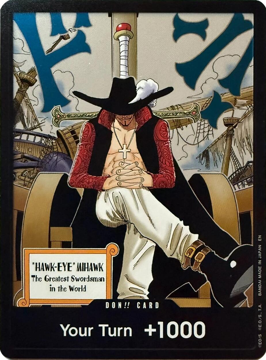 DON!! Card (Dracule Mihawk) [The Azure Sea's Seven] | Clutch Gaming