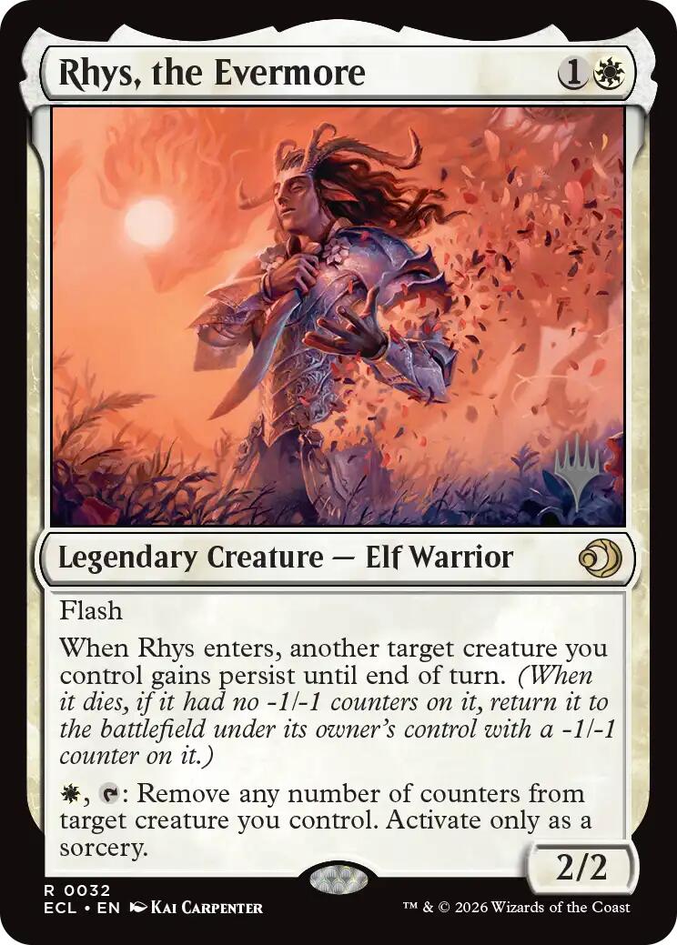 Rhys, the Evermore [Lorwyn Eclipsed Promos] | Clutch Gaming
