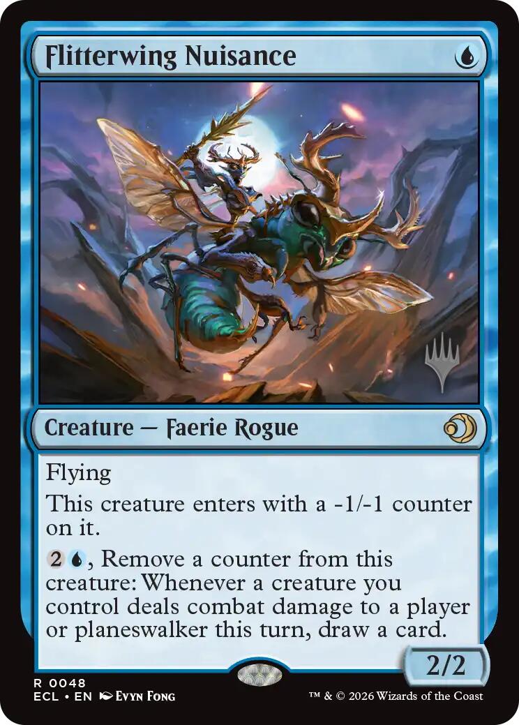 Flitterwing Nuisance [Lorwyn Eclipsed Promos] | Clutch Gaming