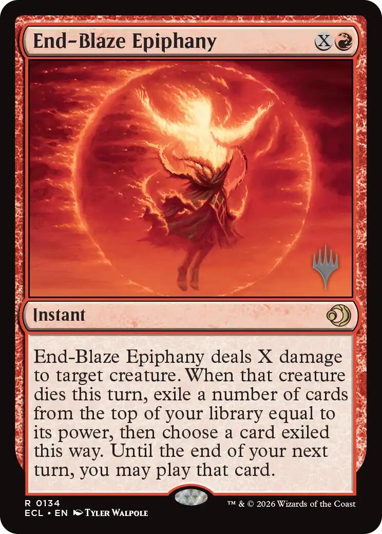 End-Blaze Epiphany [Lorwyn Eclipsed Promos] | Clutch Gaming
