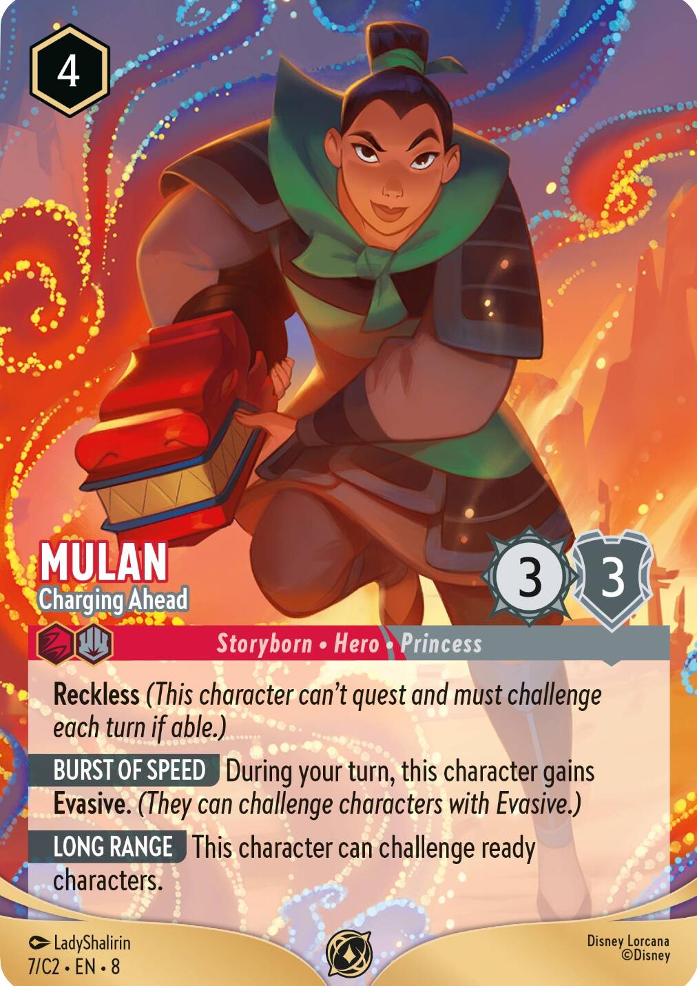Mulan - Charging Ahead (7) (7) [Promo Cards] | Clutch Gaming
