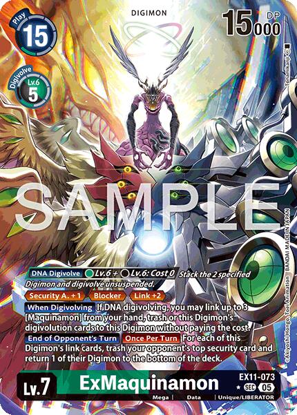 ExMaquinamon [EX11-073] (Alternate Art) [Dawn of Liberator] | Clutch Gaming