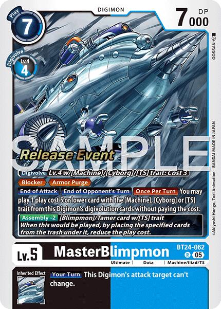 MasterBlimpmon [BT24-062] [Time Stranger Release Events Cards] | Clutch Gaming