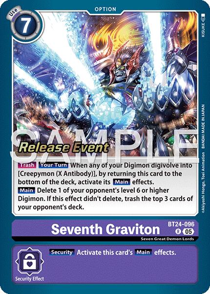 Seventh Graviton [BT24-096] [Time Stranger Release Events Cards] | Clutch Gaming