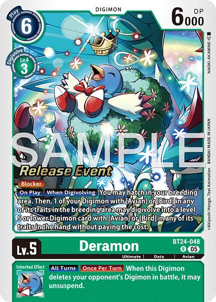 Deramon [BT24-048] [Time Stranger Release Events Cards] | Clutch Gaming