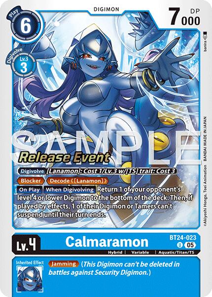 Calmaramon [BT24-023] [Time Stranger Release Events Cards] | Clutch Gaming