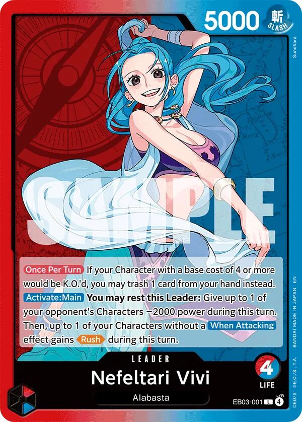 Nefeltari Vivi - 001 [Extra Booster: One Piece Heroines Edition] | Clutch Gaming