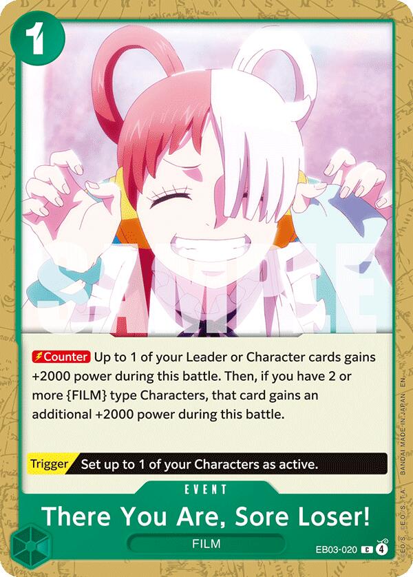 There You Are, Sore Loser! [Extra Booster: One Piece Heroines Edition] | Clutch Gaming