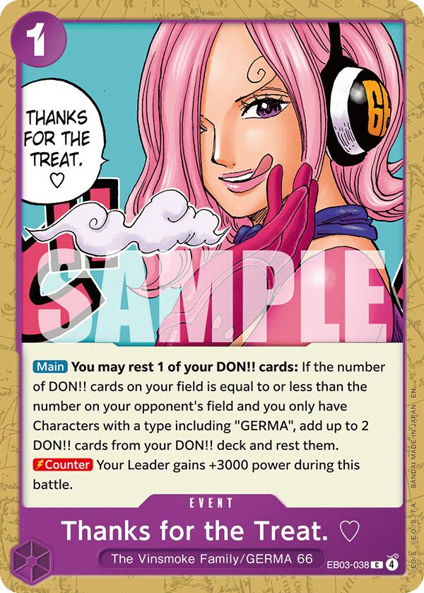 Thanks for the Treat. [Extra Booster: One Piece Heroines Edition] | Clutch Gaming