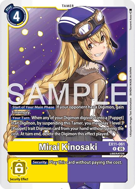 Mirai Kinosaki [EX11-061] [Dawn of Liberator] | Clutch Gaming