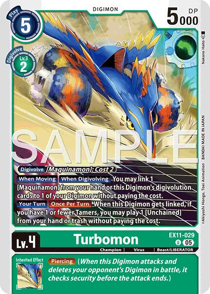 Turbomon [EX11-029] [Dawn of Liberator] | Clutch Gaming