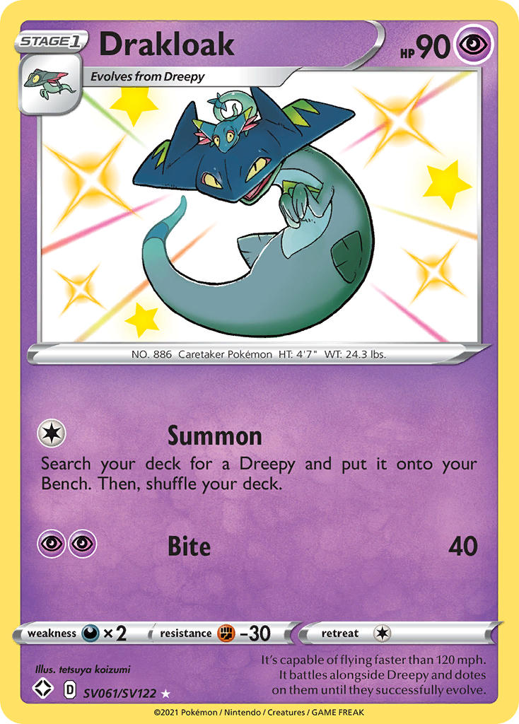 Drakloak (SV061/SV122) [Sword & Shield: Shining Fates] | Clutch Gaming