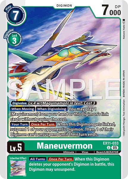 Maneuvermon [EX11-033] [Dawn of Liberator] | Clutch Gaming
